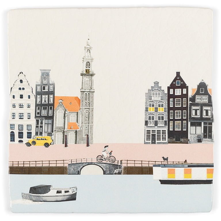 MED TILE STROLLING THROUGH AMSTERDAM