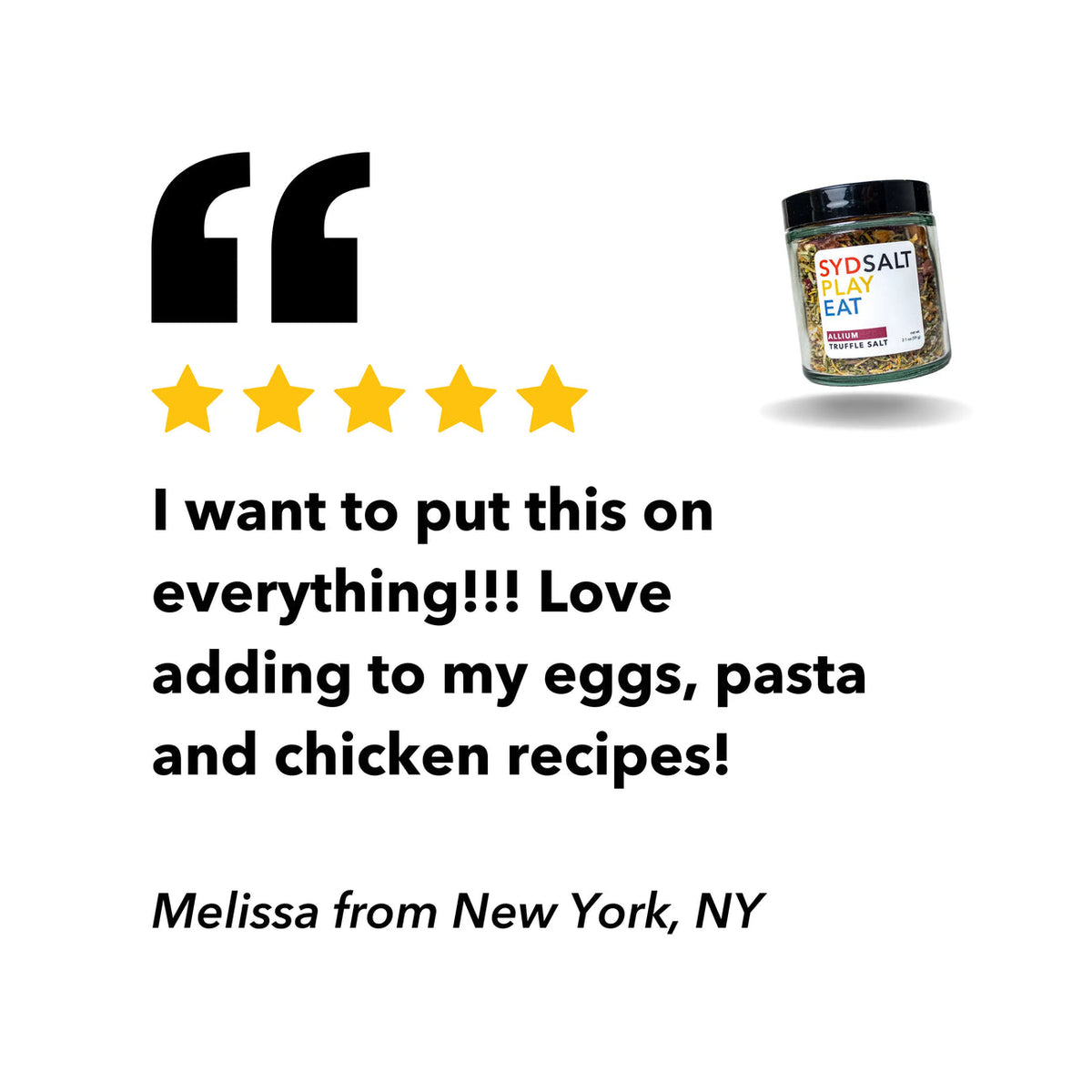 SYD PLAY EAT GARLIC BREATH SALT