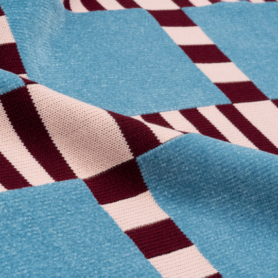 TILE PATCH CHENILE THROW