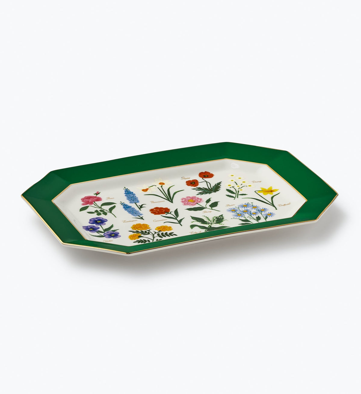 GARDEN STUDY PORCELAIN PLATTER