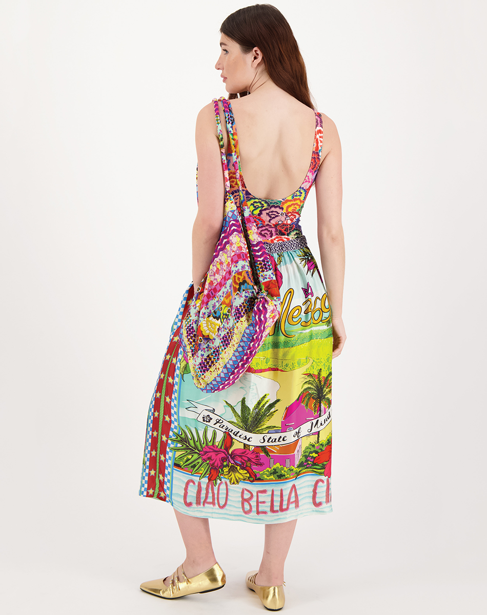 VANESSA PRINTED MIDI SKIRT