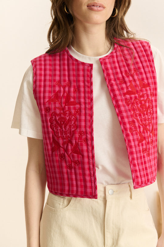 CLOVER QUILTED VEST