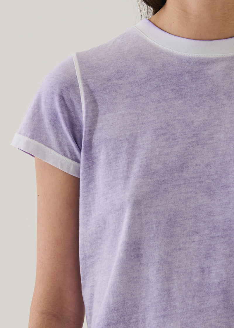 SHORT SLEEVE PIMA CLASSIC REVERSE SPRAY BABY TEE