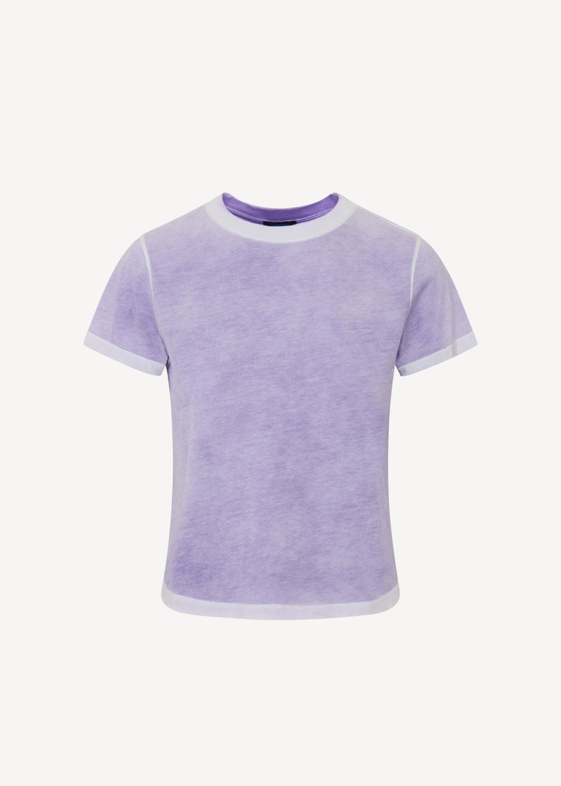 SHORT SLEEVE PIMA CLASSIC REVERSE SPRAY BABY TEE