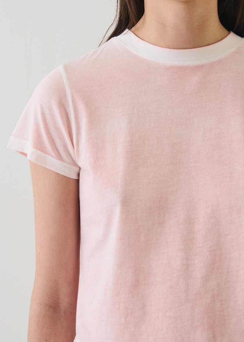 SHORT SLEEVE PIMA CLASSIC REVERSE SPRAY BABY TEE