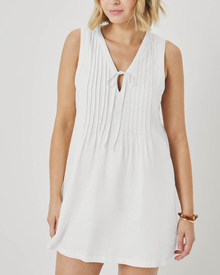 STELLA LINEN MINI DRESS