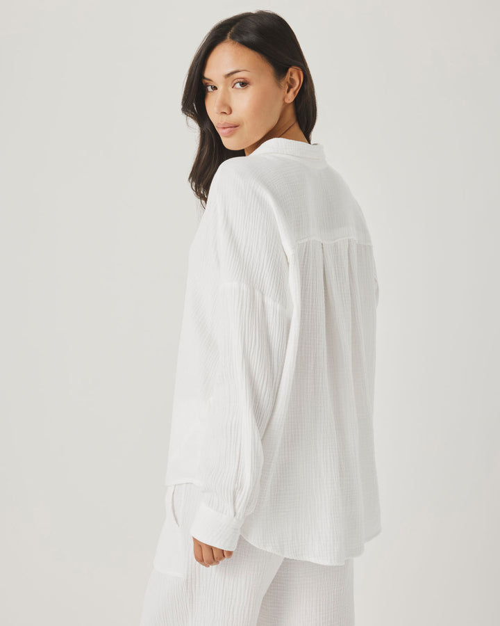 AVA GAUZE BUTTON DOWN