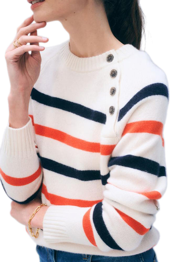 CASHMERE STRIPED SWEATER