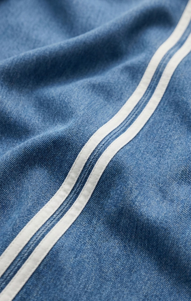 SIDELINES DENIM TRACK PANT