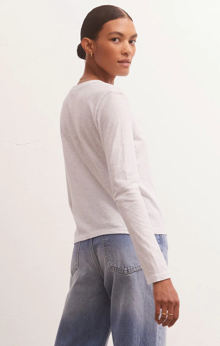 MODERN SLUB LONG SLEEVE TEE