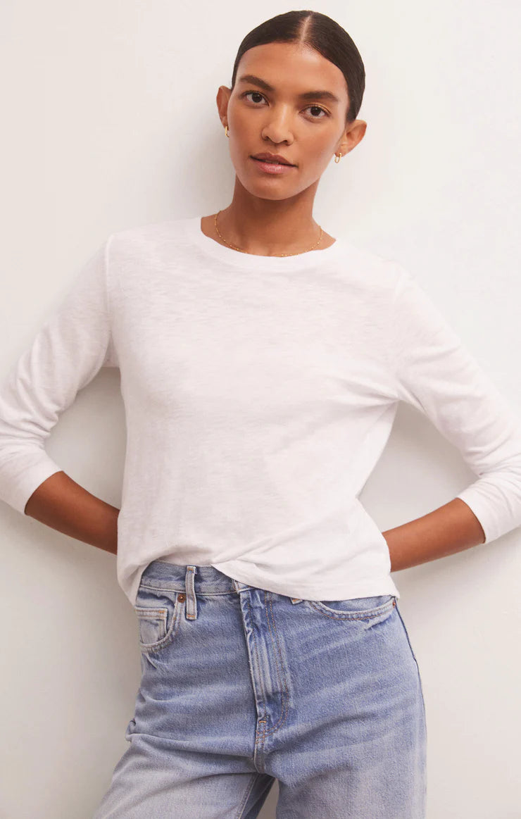 MODERN SLUB LONG SLEEVE TEE