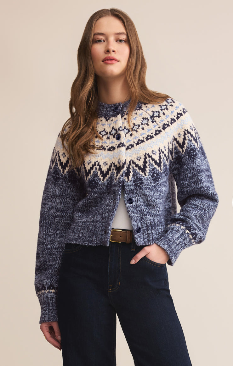 NORTH SEA FAIRISLE CARDI
