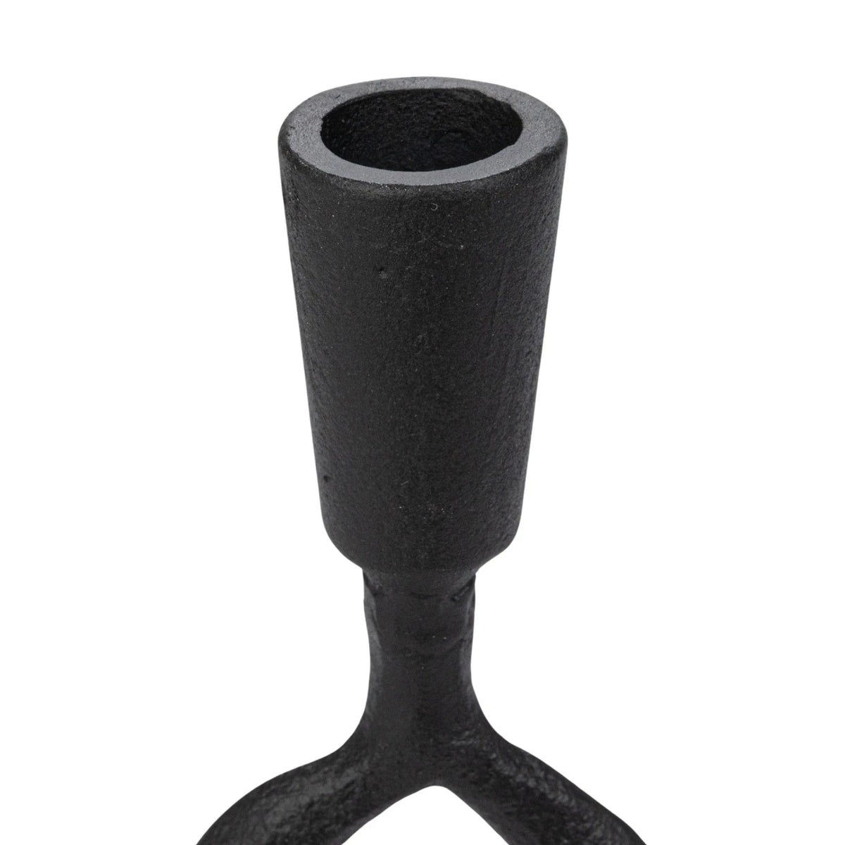 MATTE BLACK TAPER HOLDER SMALL