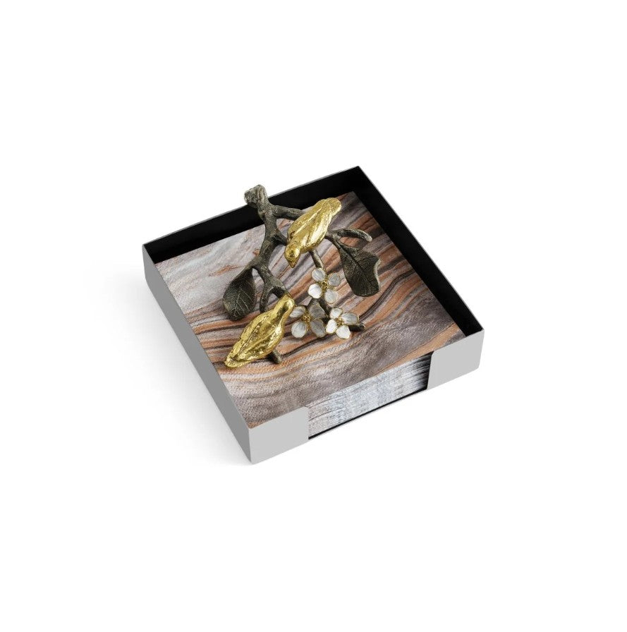 LOVEBIRDS COCKTAIL NAPKIN HOLDER