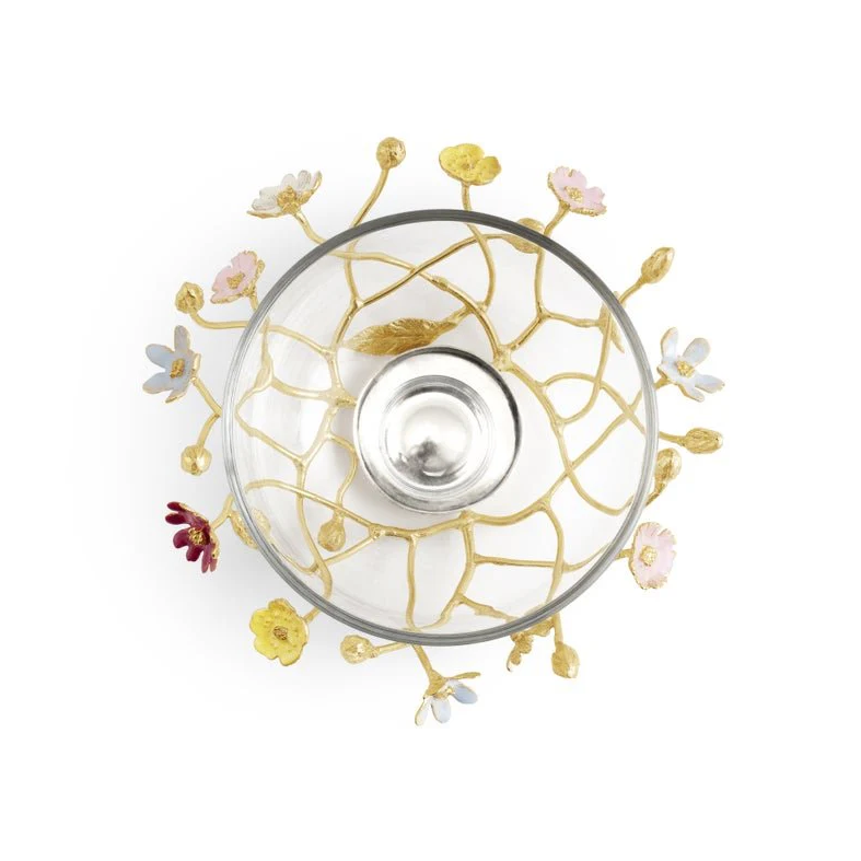 WILDFLOWERS SMALL GLASS BOWL