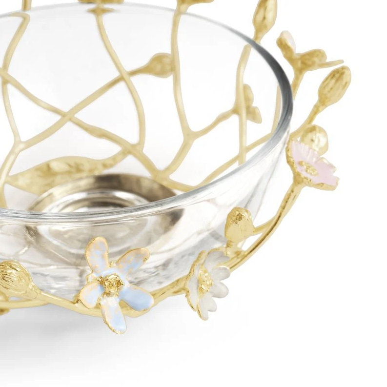 WILDFLOWERS SMALL GLASS BOWL