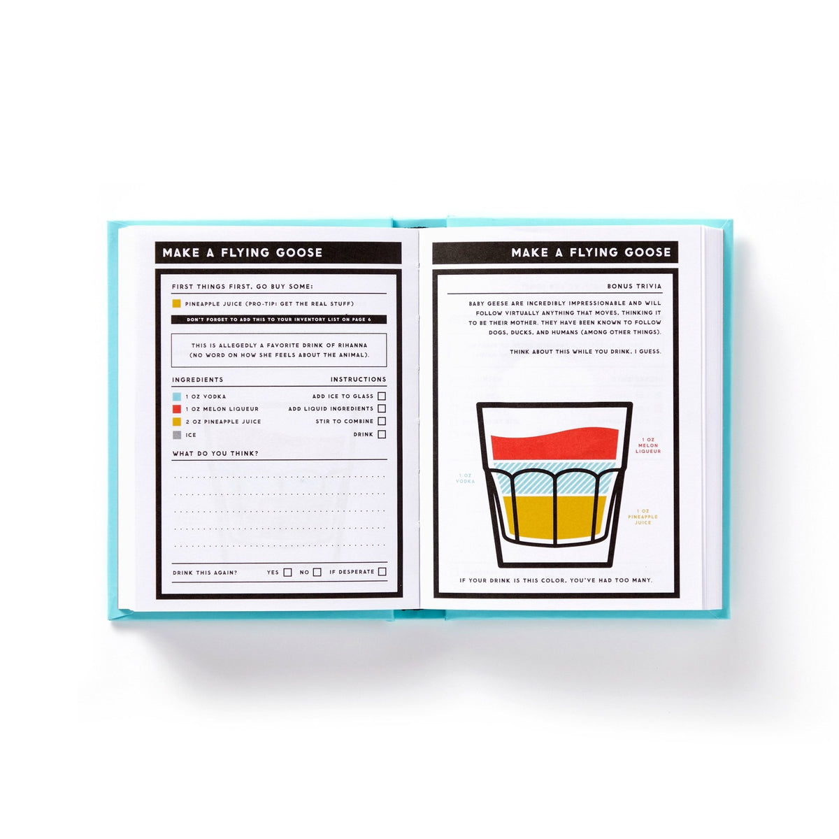 BM BAR NONE DRINK JOURNAL