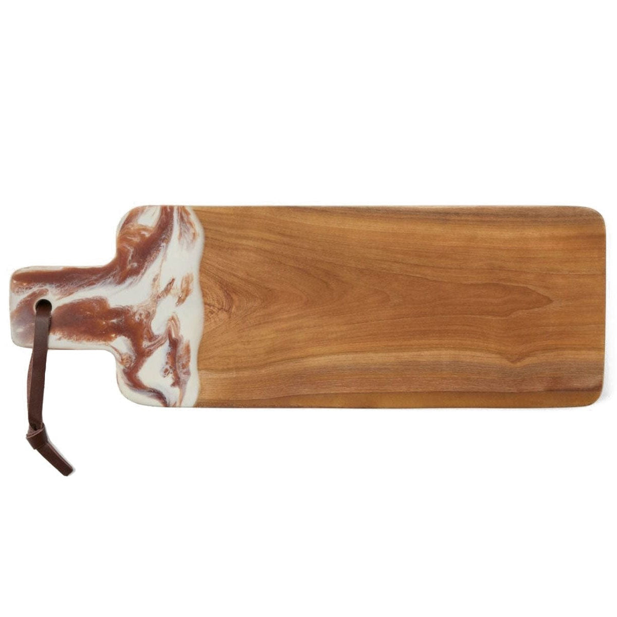 NARROW SWIRL RESIN/TEAK BOARD