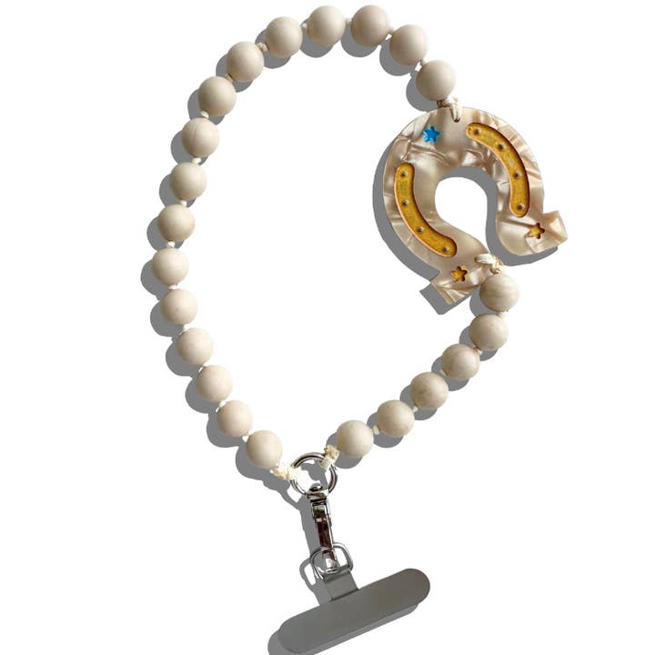 LUCKY HORSESHOE BRACELET PHONE CHAIN