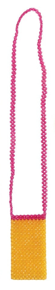ACRYLIC TWO-TONE PHONE CROSSBODY