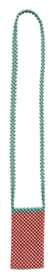 ACRYLIC TWO-TONE PHONE CROSSBODY