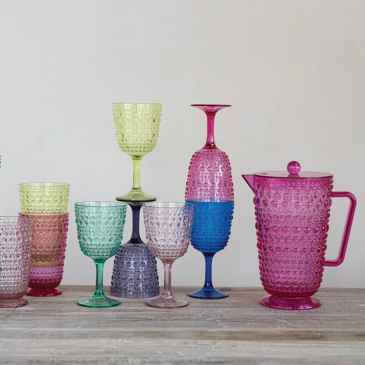 ACRYLIC DOTTED PITCHER