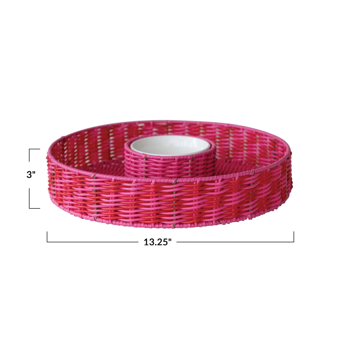 WOVEN PLASTIC CHIP &amp; DIP