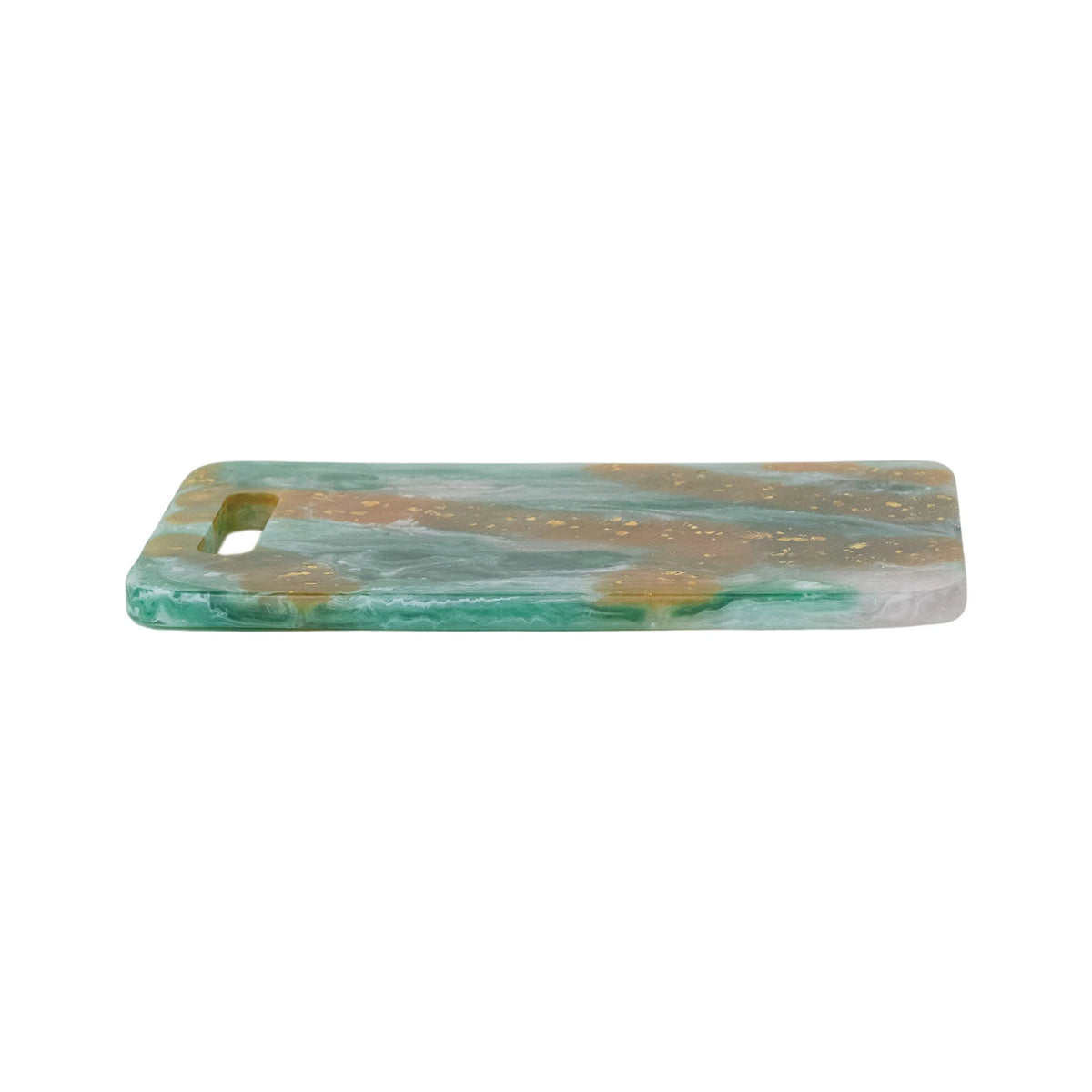 MARBLED RESIN BOARD W/GOLD