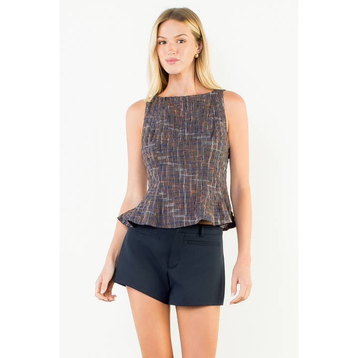 SS PEPLUM TOP