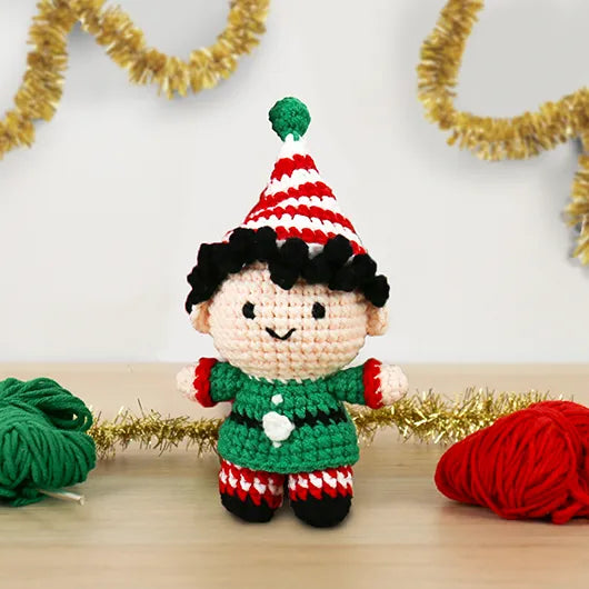 CHRISTMAS CROCHET KIT ELF