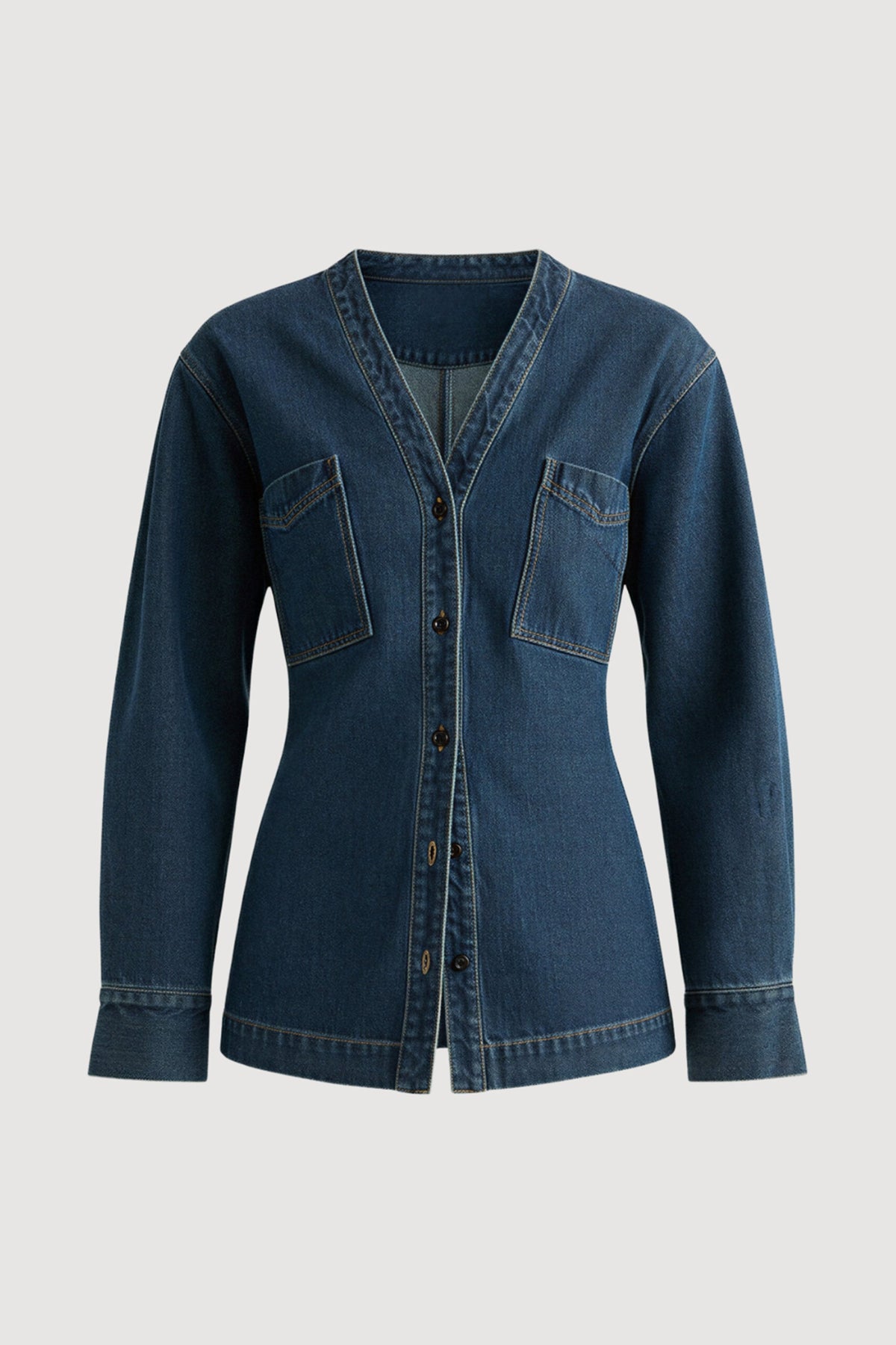 EMMETT CINCH WAIST DENIM JACKET