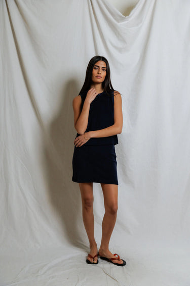 EMERY LOOP TERRY SKIRT