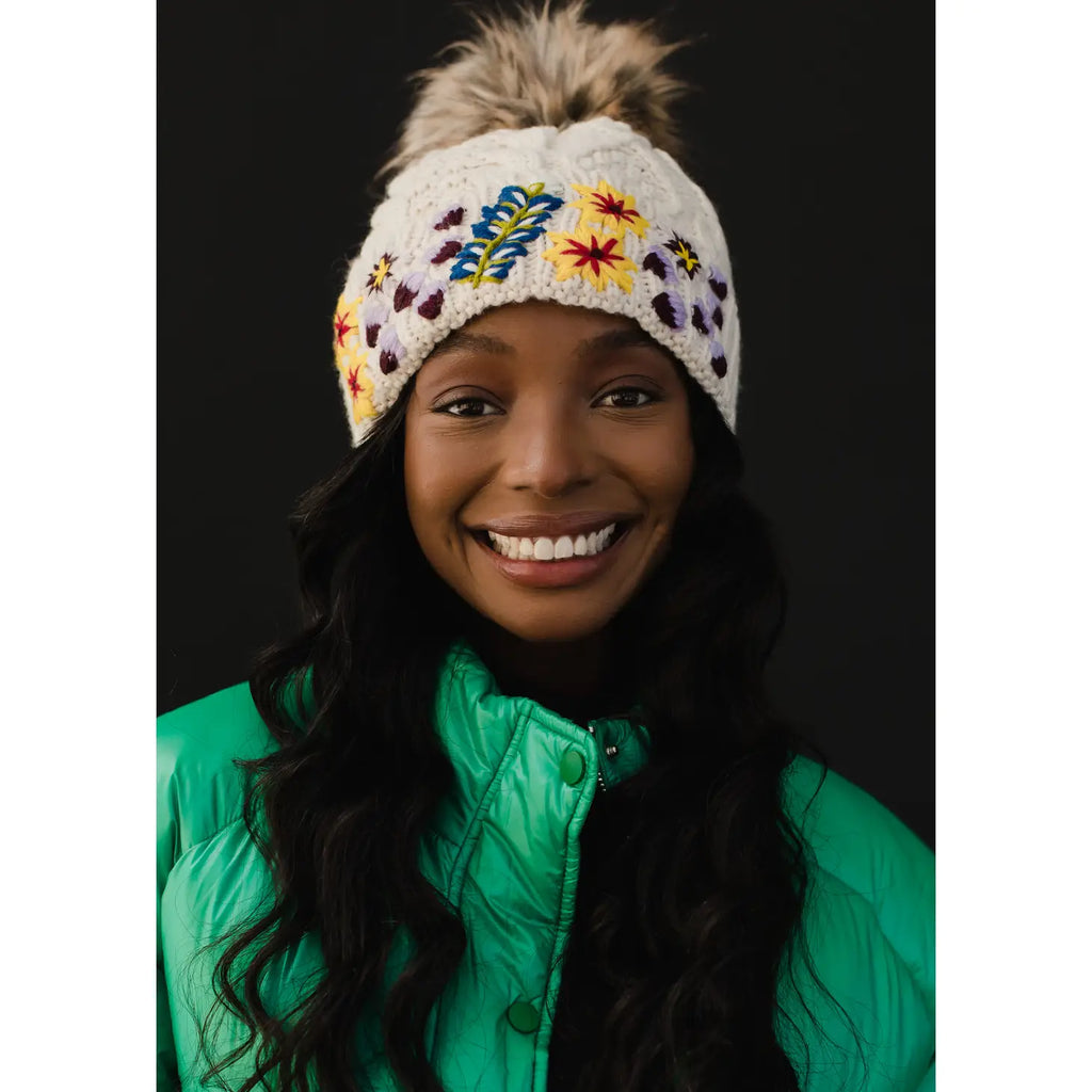 CUFF POM HAT