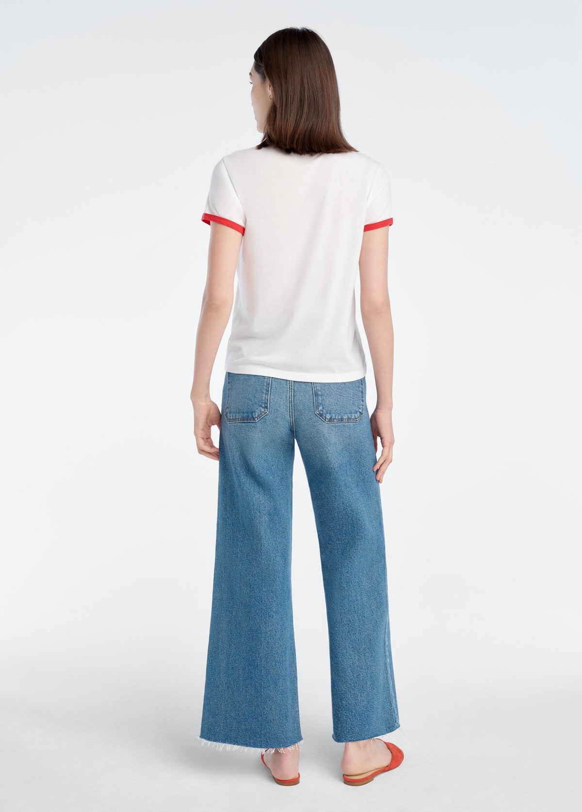 SIGNATURE CHEST LOGO RINGER TEE