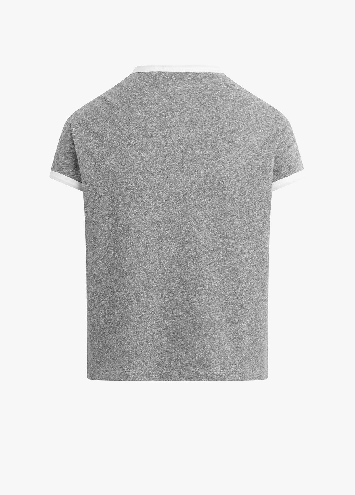 COLLEGIATE CHEST LOGO RINGER TEE