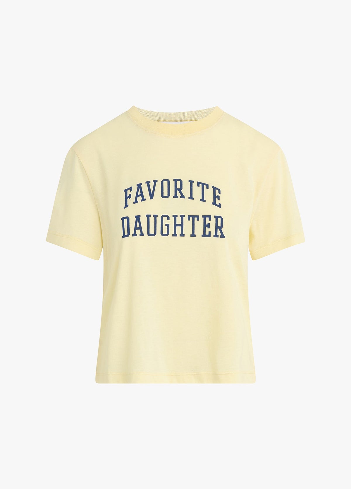 FAV DAUGHTER CROPPED COLLEGIATE TEE