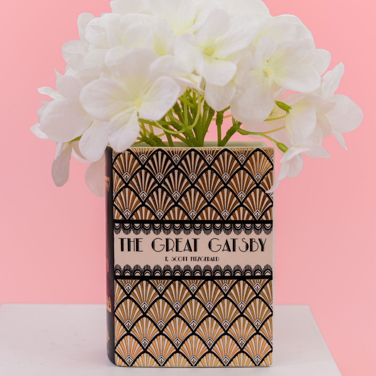 SMALL BOOK VASE GREAT GATSBY