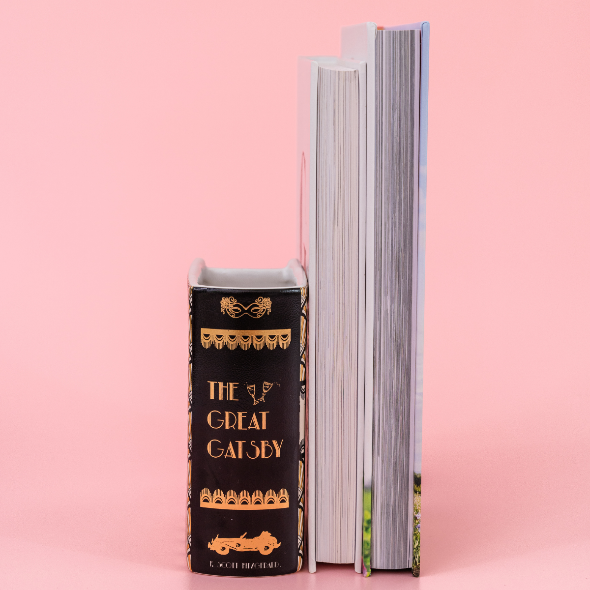 SMALL BOOK VASE GREAT GATSBY