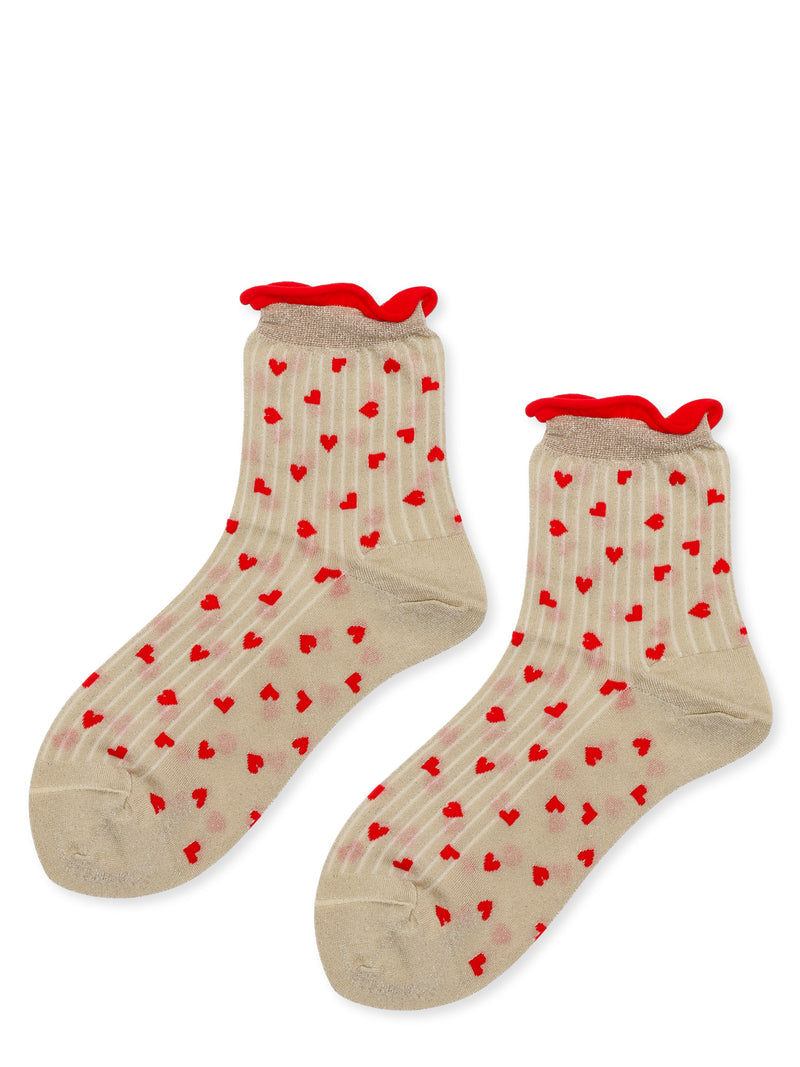 SPIFFY HEARTS SHORT CREW