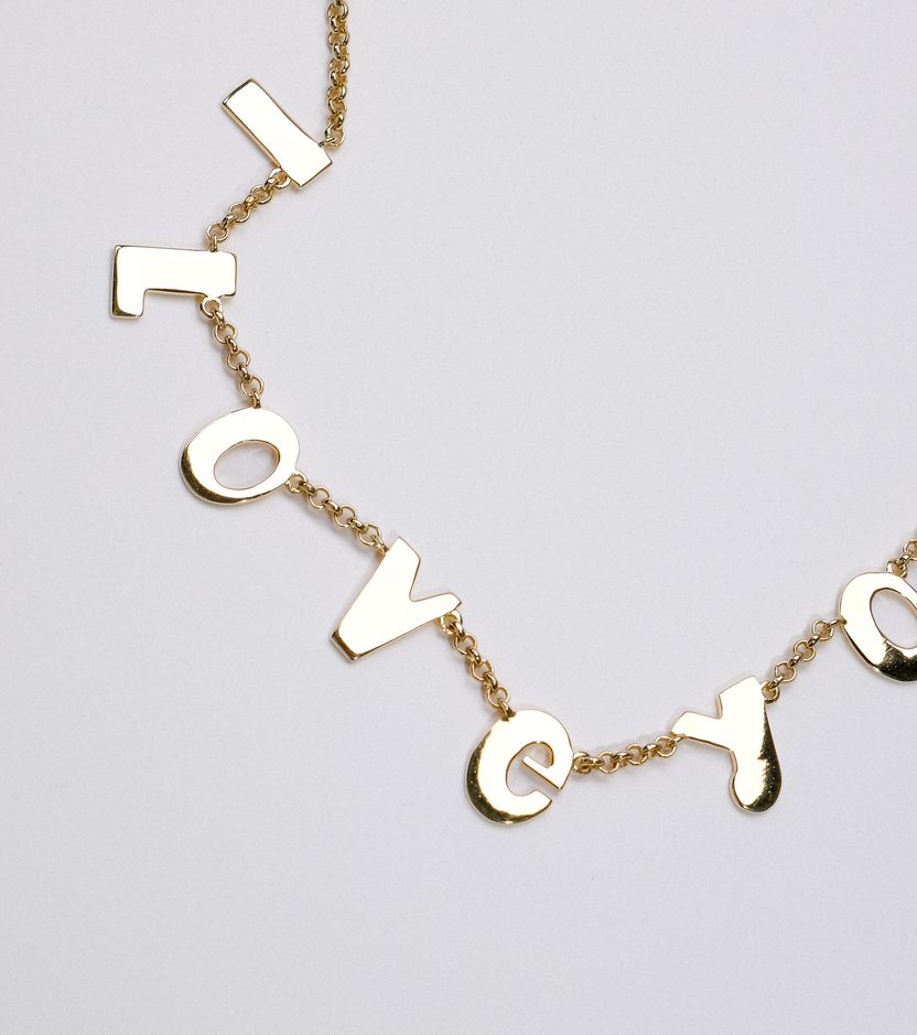I LOVE YOU NECKLACE