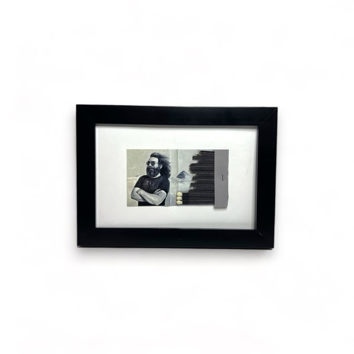 JERRY GARCIA FRAMED MATCHBOOK