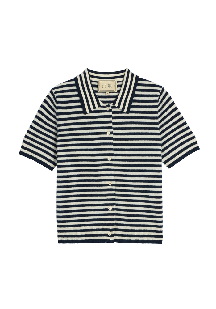LESLIE STRIPE CARDI