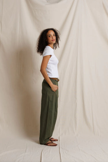 MACY RIB CREW NECK TEE