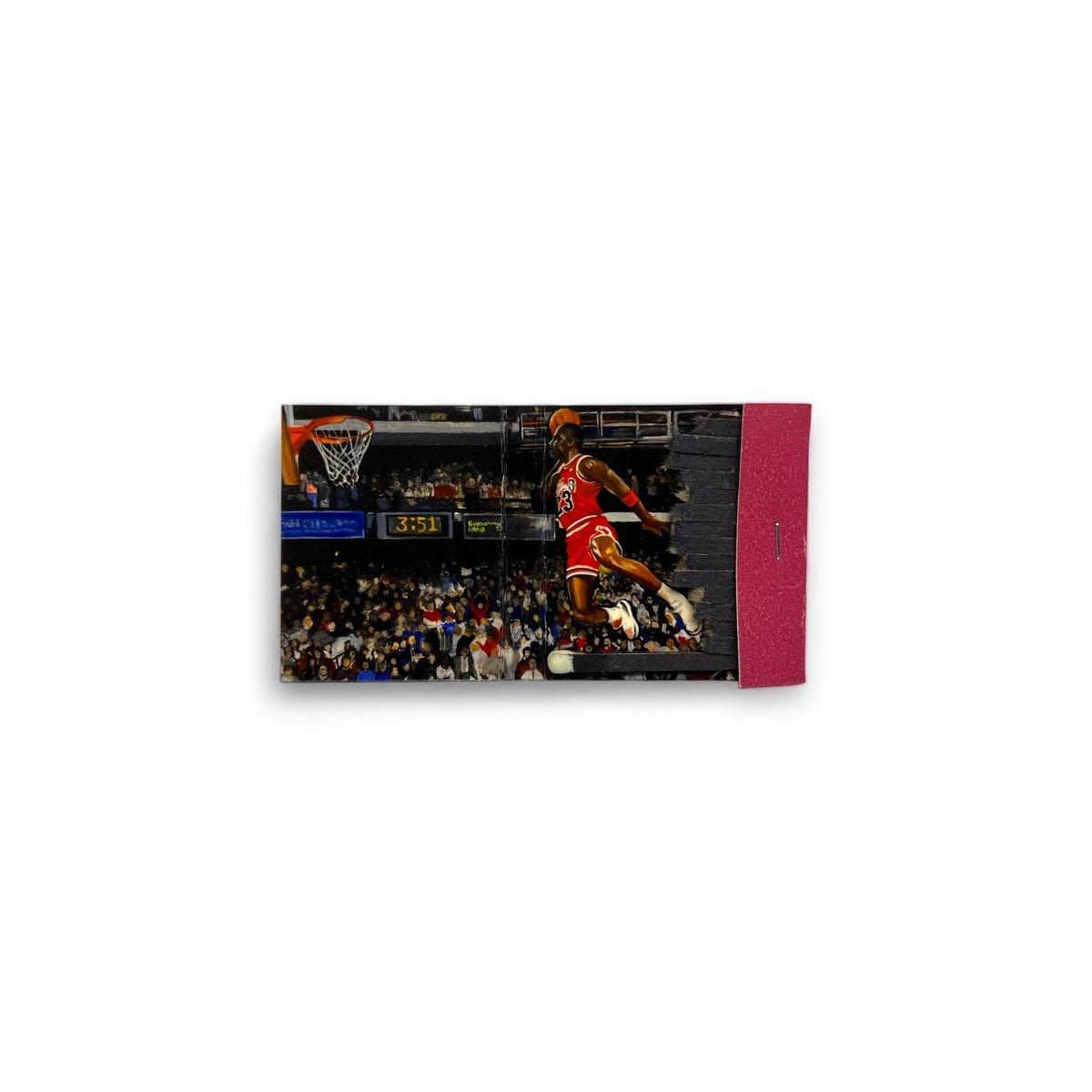 MICHAEL JORDAN FRAMED MATCHBOOK