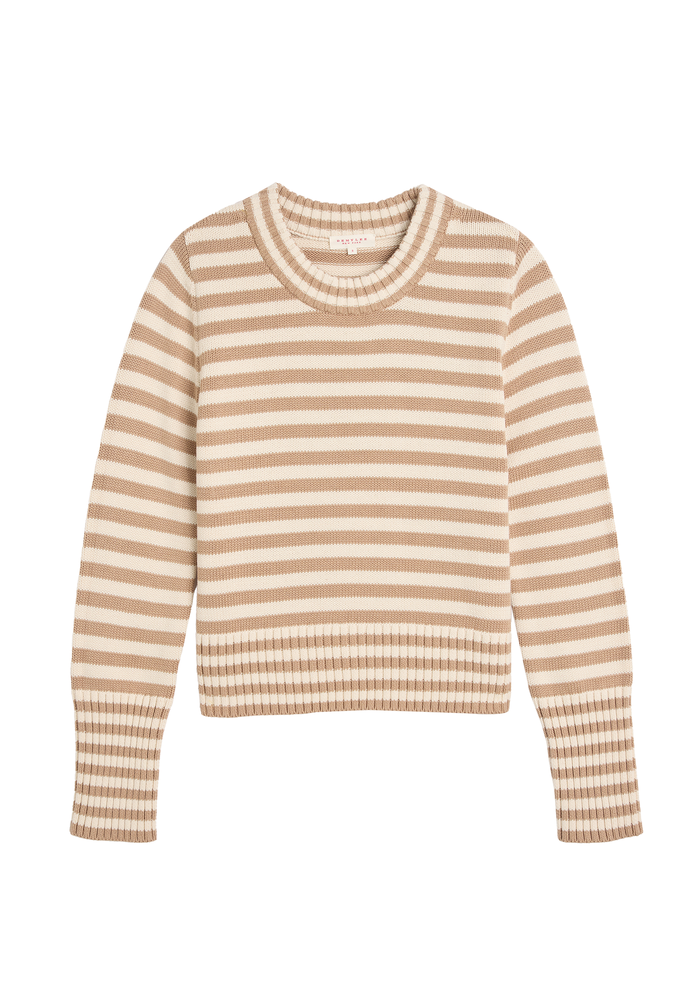 MICHA STRIPE COTTON SWEATER