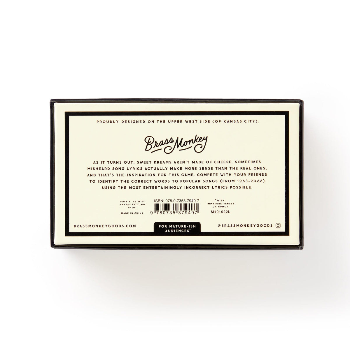 BM CARD GAME MISUNDERSTOOD SONGS