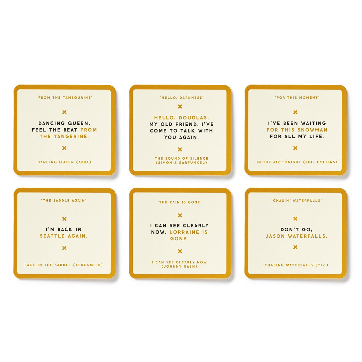 BM CARD GAME MISUNDERSTOOD SONGS