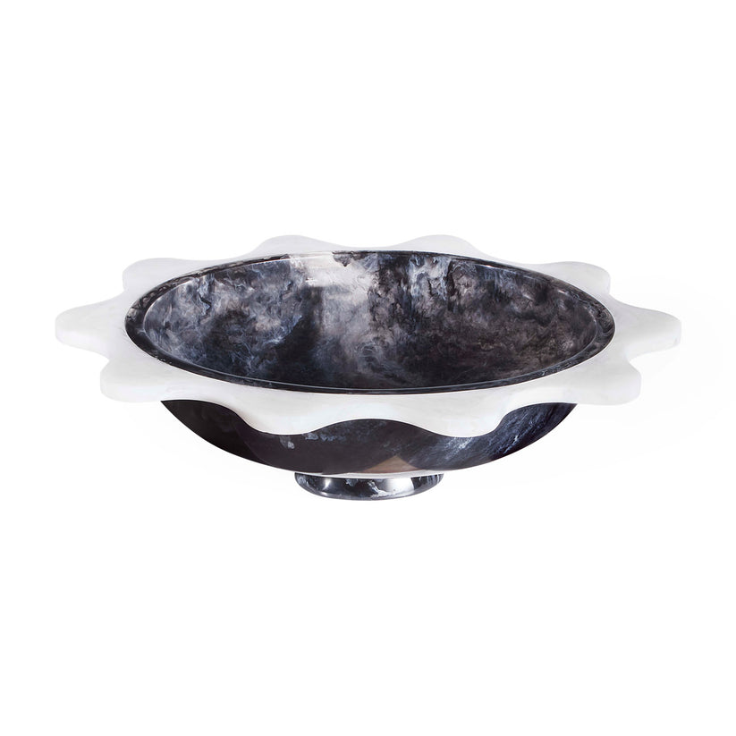 COMO RIPPLE BOWL BLACK/WHITE