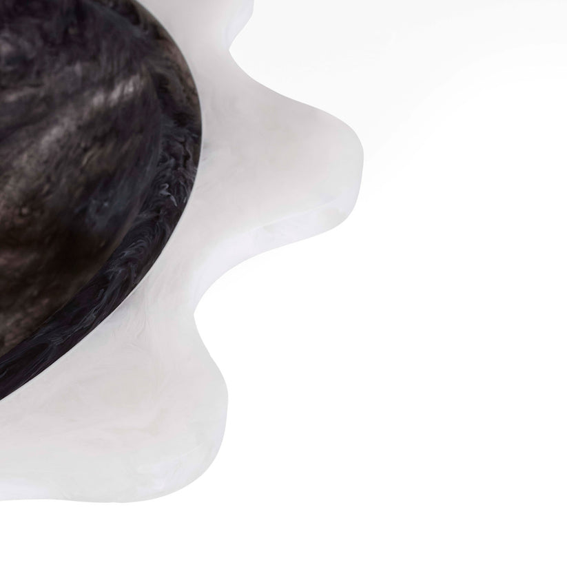 COMO RIPPLE BOWL BLACK/WHITE