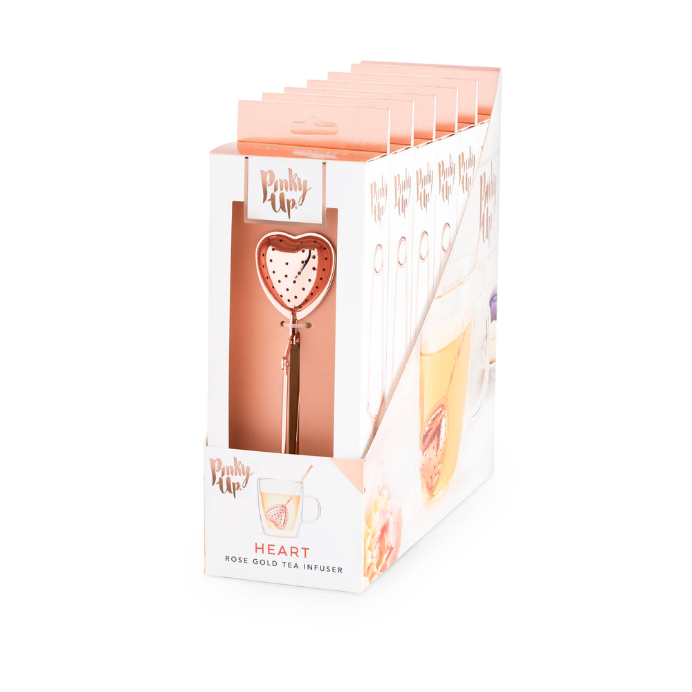 ROSE GOLD HEART TEA INFUSER